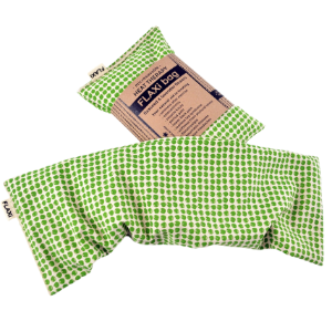 Flaxseed & Lavender Heat Therapy Bag (Green Dots) | FLAXi
