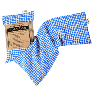 Flaxseed & Lavender Heat Therapy Bag (Blue Dots) | FLAXi