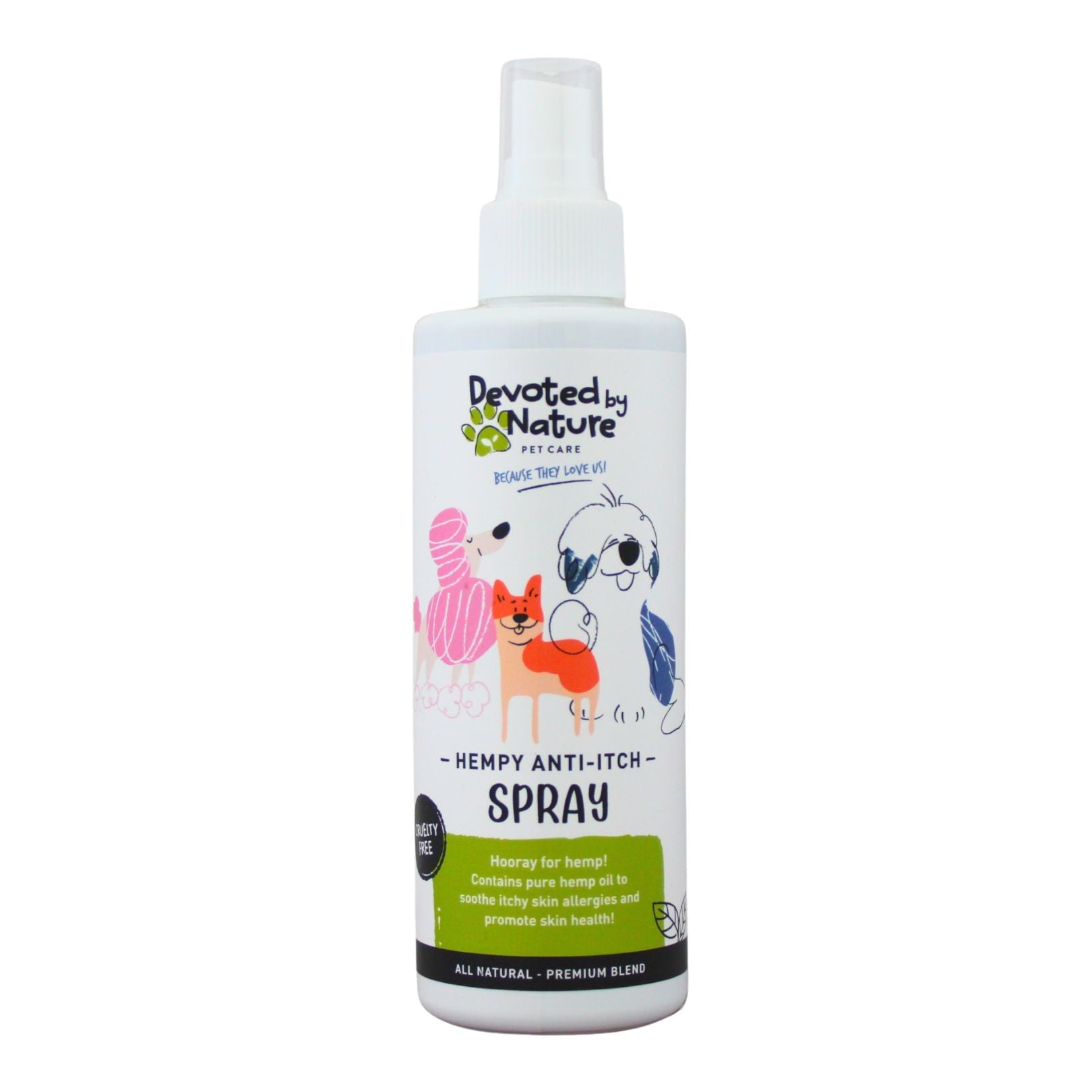 Hempy Anti-Itch Spray For Pets (250ml) | Devoted By Nature