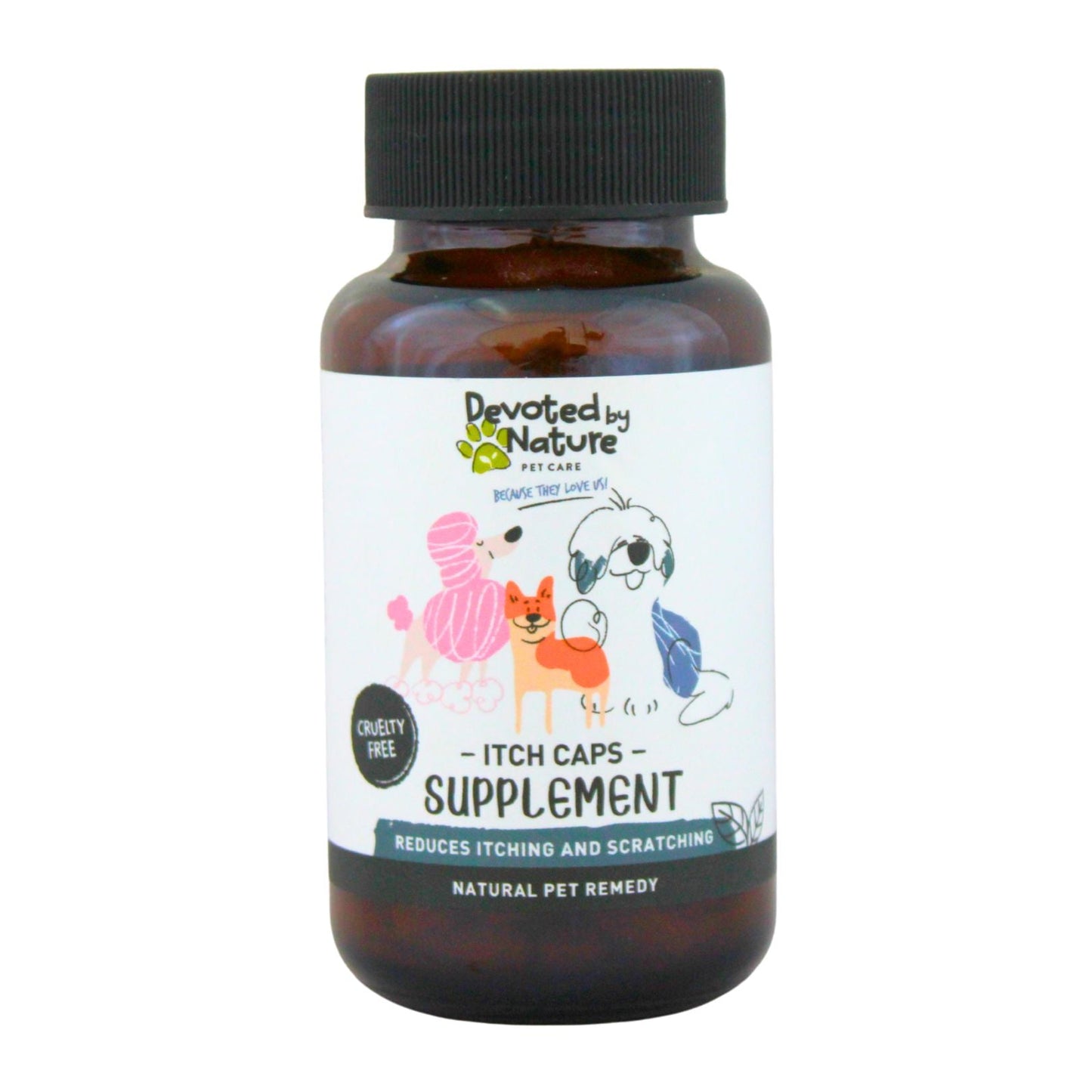 Itch Caps for Pet Skin Allergies | Devoted By Nature