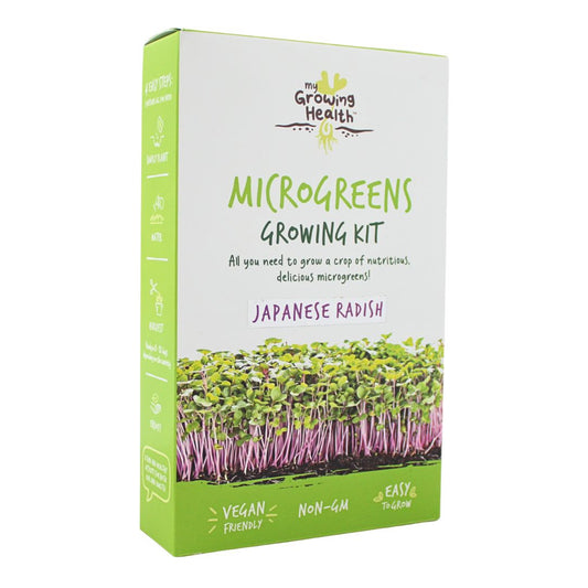 Japanese Radish Microgreens Kit: My Growing Health