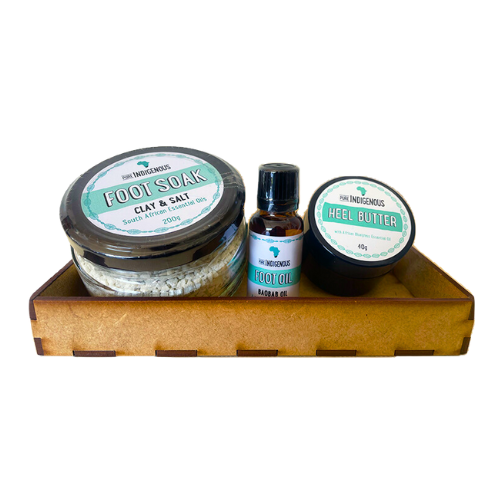 Foot Pamper Kit: Foot Soak, Foot Oil & Foot Lotion